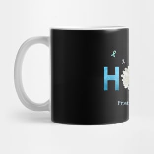 Hope For A Cure  Butterfly Flower  Prostate cancer Mug